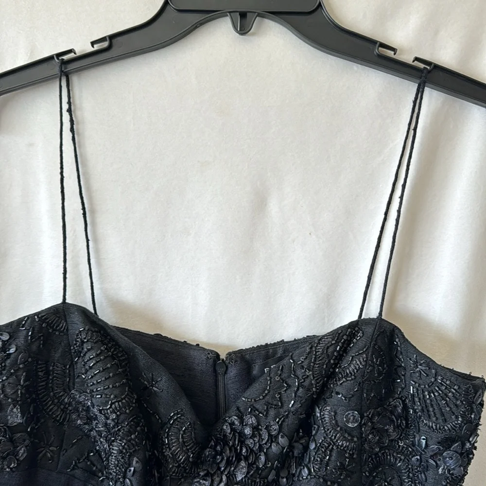 Dennis Basso silk dress size 10 - Picture 6 of 11